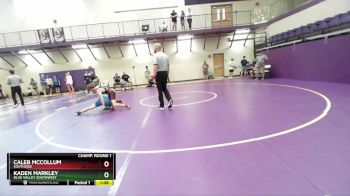 132 lbs Champ. Round 1 - Caleb McCollum, Southside vs Kaden Markley, Blue Valley Southwest