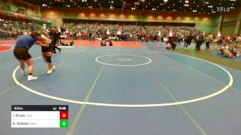 165 lbs Consi Of 8 #2 - Iris Rivas, La Canada vs Alezandra Robles, Sunnyside