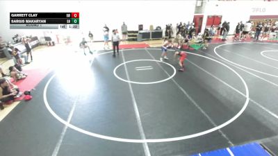 96-106 lbs Round 1 - Sargis Makaryan, Granada Hills vs Garrett Clay, 951 WC