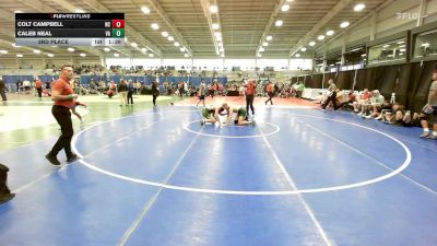 170 lbs 3rd Place - Colt Campbell, NC vs Caleb Neal, VA