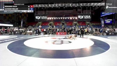 150 lbs Cons. Rd Of 64 - Benjamin Koch, NJ vs Jackson Weller, NJ