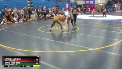 215 lbs Round 4 (4 Team) - David Ruiz-Diaz, Mountain View vs Hayden Nichols, Bradley Central