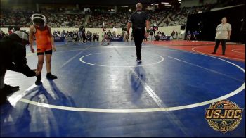 65 lbs Round Of 16 - Bo Evans, Ogden's Outlaws Wrestling Club vs Harper Pierce, Mojo Grappling Academy
