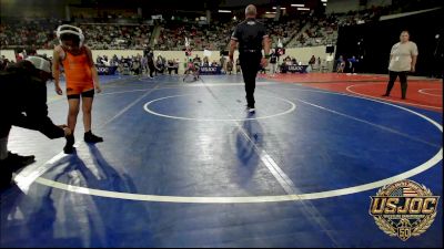 65 lbs Round Of 16 - Bo Evans, Ogden's Outlaws Wrestling Club vs Harper Pierce, Mojo Grappling Academy