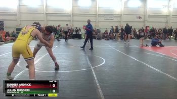 138 lbs Round 8 (10 Team) - Julian Ruggieri, Cow Rock WC vs Gunner Andrick, GT Alien - 1