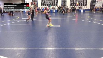 70-75 lbs Round Of 16 - Camdynn Tresco, Kiski Area vs Lena Pallone, Steel Valley Vixens