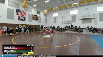 115-125 lbs Round 2 - Hailey Gines, Powell Middle School vs Alyvia Smith, Riverton Middle School