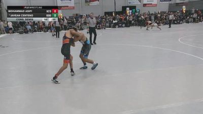 106 lbs 7th Place Match - Mohammad Asifi, Nor Cal Take Down vs Javean Centeno, No Nonsense