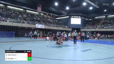 171 lbs Quarterfinal - Santo Cerminaro, Pittsburgh vs Sepanta Ahanj-Elias, North Potomac