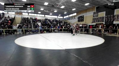 165 lbs Consi Of 8 #2 - Jonathan Norzeron, South Windsor vs Dylon Braxton, Norwalk