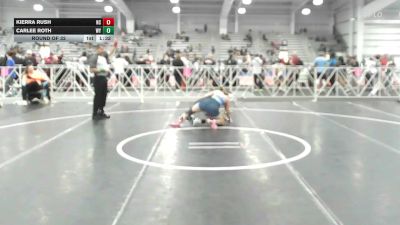 132 lbs Round Of 32 - Kierra Rush, NC vs Carlee Roth, WY