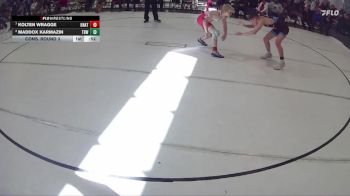 123 lbs Cons. Round 3 - Maddox Karmazin, The Best Wrestler vs Kolten Wragge, WFC
