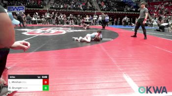 61 lbs Quarterfinal - Luke Minihan, Collinsville Cardinal Youth Wrestling vs Brantley Brunger, R.A.W.