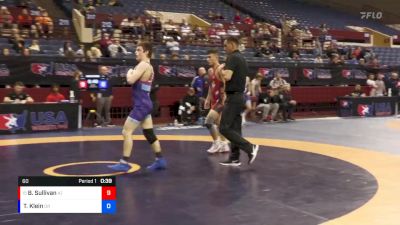 60 lbs Cons. Round 2 - Riley Lomenick, Illinois vs Mitchell Brown, Air Force Regional Training Center