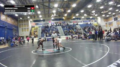 138 lbs Quarterfinals (8 Team) - Santiago Caro, Douglas vs Jovani Solis, South Dade