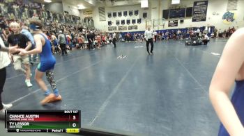 110 lbs Cons. Round 1 - Ty Lessor, Deer Park vs Chance Austin, Lakeside (Nine Mile)