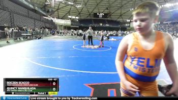 67 lbs 1st Place Match - Quincy Nanquilada, Mat Demon Wrestling Club vs Roczen Scacco, Team Aggression Wrestling Club