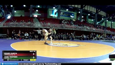 126 lbs Placement (16 Team) - Romeo Garcia, Garden City HS vs Zane Thomsen, Hastings