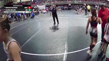 82 lbs Cons. Round 3 - Gracie Mahnke, West Point Wrestling Club vs Clara Miller, Aurora Wrestling Club