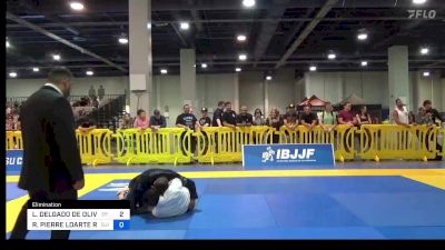 LEONARDO DELGADO DE OLIVEIRA vs RICHARD PIERRE LOARTE RUIZ 2023 American National IBJJF Jiu-Jitsu Championship