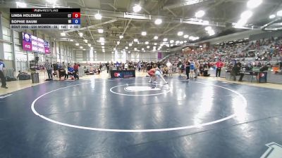 U20 Women - 57 lbs Champ. Round 1 - Linda Holeman, CT vs Sophie Baum, WI