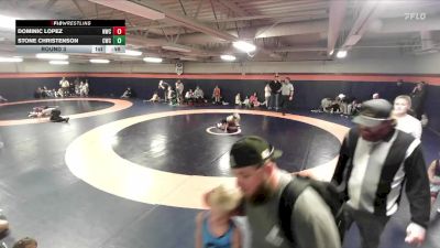 55-58 lbs Round 3 - Dominic Lopez, Northside Wrestling Club vs Stone Christenson, Champions Wrestling Club