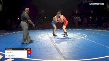 182 lbs 7th Place - Isaiah Huus, North Dakota vs Maxwell Gourley, Pennsylvania