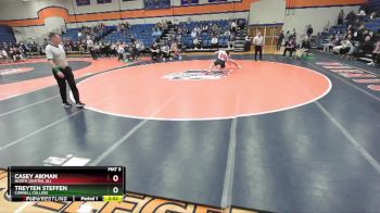 197 lbs 3rd Place Match - Casey Aikman, North Central (IL) vs Treyten Steffen, Cornell College