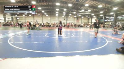 80 lbs Rr Rnd 1 - Gabriel Garcia, Team Gotcha Blue - MS vs Trey Sanderson, The Fort Hammers - MS
