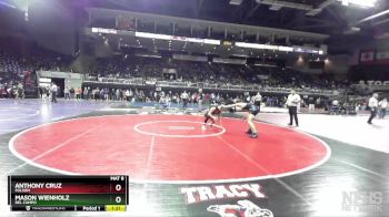 126 lbs Champ. Round 2 - Anthony Cruz, Folsom vs Mason Wienholz, Del Campo