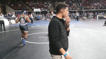 D 2 285 lbs Quarterfinal - Kade Tinsley, North DeSoto vs Rondell Johnson, Rayne