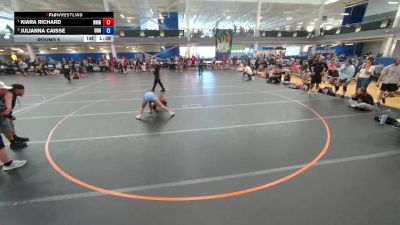 140 lbs Round 5 - Kiara Richard, Unattached vs Julianna Caisse, Unattached