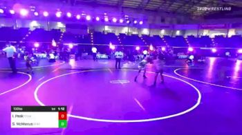 132 lbs Semifinal - Idren Peak, Team Montana vs Samuel McManus, Bear Cave