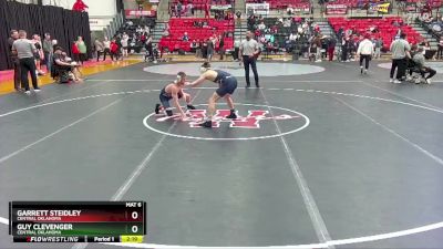 125 lbs 1st Place Match - Guy Clevenger, Central Oklahoma vs Garrett Steidley, Central Oklahoma