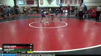 152 lbs Round 1 - Owen Baker, Burlington vs Nathen Speers, Clear Creek-Amana