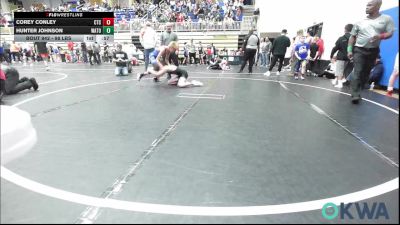 98 lbs Consolation - Corey Conley, Chandler Takedown Club vs Hunter Johnson, Watonga Youth Wrestling
