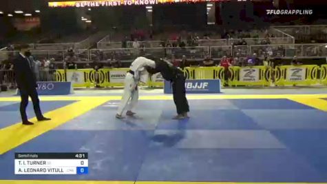 THANDI I. TURNER vs ANTHONY LEONARD VITULLO 2021 Pan Jiu-Jitsu IBJJF Championship