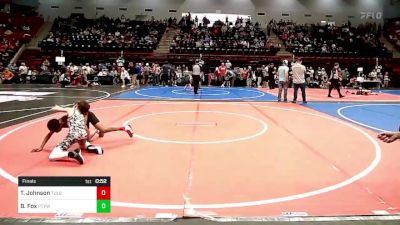 67 lbs Final - Terrance Johnson, Tulsa North Mabee Stampede vs Baze Fox, Perkins