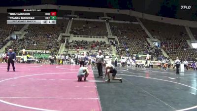 5A 165 lbs 3rd Place Match - Teagan Dunnigan, Holtville vs Noah Jackson, Elberta HS