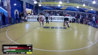 138 lbs Cons. Round 4 - Darion Shannon, Somerset vs Camren Baker, VHWC