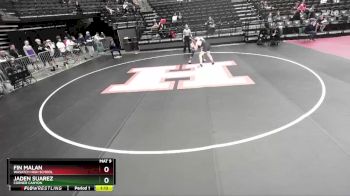 129 lbs Champ. Round 1 - Jaden Suarez, Corner Canyon vs Fin Malan, Wasatch High School