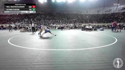 B6A-150 lbs Quarterfinal - Will Deutschlander, Edmond North vs Jayden Fuston, Piedmont