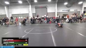 72 lbs Finals (2 Team) - Takoda Parker, Cobra Kai vs Ayden Bryson, NCWAY