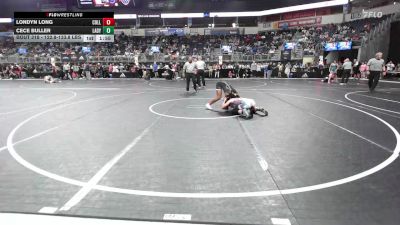 122.8-133.8 lbs Round Of 32 - Londyn Long, Collinsville High School vs Cece Buller, Lady K's