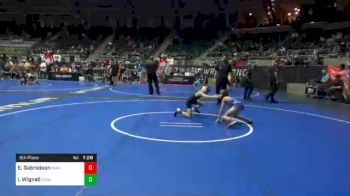 70 lbs 5th Place - Eli Gabrielson, Smwc Wolfpack vs Isaac Wignall, Sebolt Wrestling Academy