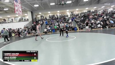 138 lbs Cons. Round 3 - Garret Holmes, Silver Lake Wrestling vs Favio Rivero, The Best Wrestler