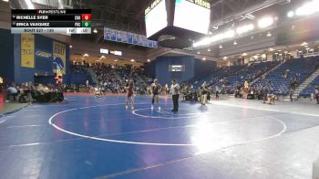 130 lbs Cons. Round 4 - Richelle Syer, Cannon vs Erica Vasquez, Paramus Catholic