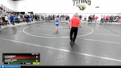 113 lbs Cons. Round 2 - Xavier Vang, Oshkosh West vs JJ Mavroff, Winneconne