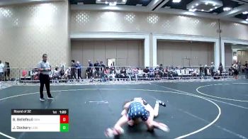 113 lbs Round Of 32 - Brody Bellefeuil, Grindhouse WC vs Jordan Dockery, Legends Of Gold LV