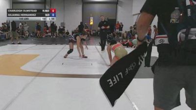 145 lbs Rr Rnd 3 - Charleigh Olmstead, PA West Yellow - GK12E vs Julianna Hernandez, Razor - GK12E